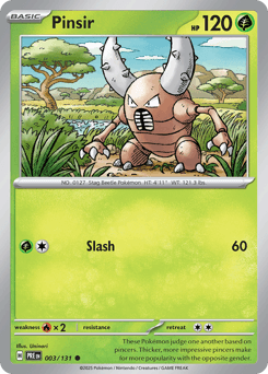 Pinsir Prismatic Evolutions #3