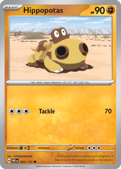 Hippopotas Prismatic Evolutions #52