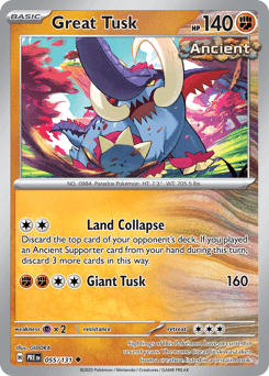 Great Tusk Prismatic Evolutions #55