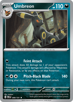 Umbreon Prismatic Evolutions #59