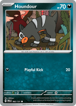 Houndour Prismatic Evolutions #62