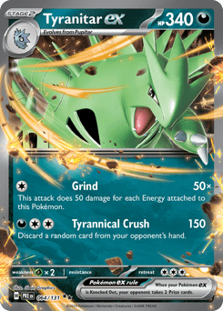 Tyranitar ex Prismatic Evolutions #64