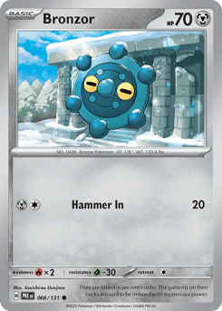 Bronzor Prismatic Evolutions #66