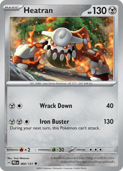 Heatran Prismatic Evolutions #68