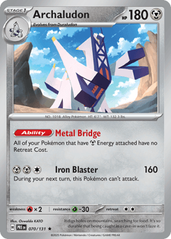 Archaludon Prismatic Evolutions #70