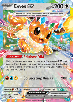 Eevee ex Prismatic Evolutions #75