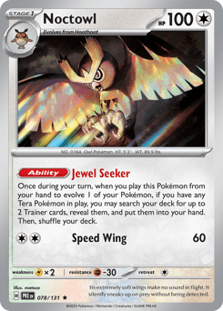 Noctowl Prismatic Evolutions #78