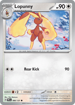 Lopunny Prismatic Evolutions #84