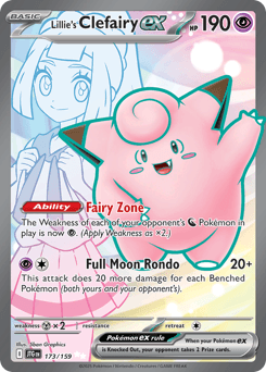 Lillie's Clefairy ex Journey Together #173