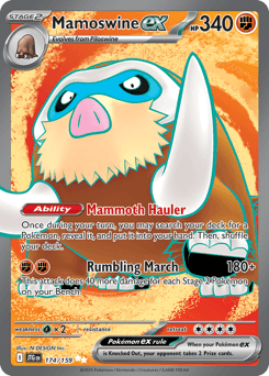 Mamoswine ex Journey Together #174