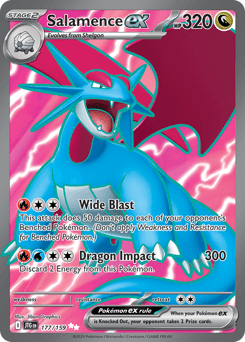 Salamence ex Journey Together #177