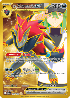 N's Zoroark ex Journey Together #189