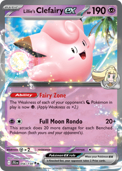 Lillie's Clefairy ex Journey Together #56