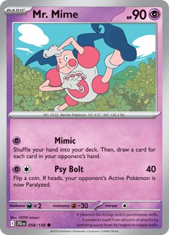 Mr. Mime Journey Together #58