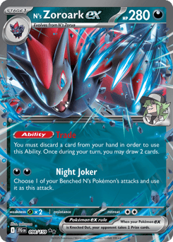 N's Zoroark ex Journey Together #98