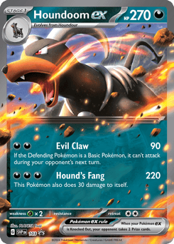 Houndoom ex Scarlet & Violet Black Star Promos #103