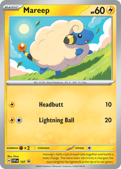 Mareep Scarlet & Violet Black Star Promos #107