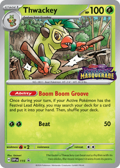 Thwackey Scarlet & Violet Black Star Promos #115