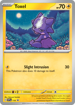 Toxel Scarlet & Violet Black Star Promos #119