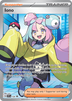 Iono Scarlet & Violet Black Star Promos #124