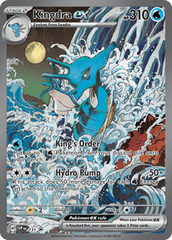 Kingdra ex Scarlet & Violet Black Star Promos #131