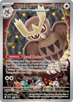 Noctowl Scarlet & Violet Black Star Promos #141