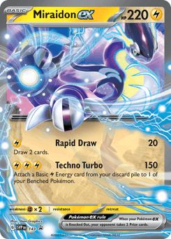 Miraidon ex Scarlet & Violet Black Star Promos #143