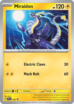 Miraidon Scarlet & Violet Black Star Promos #148