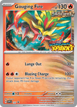 Gouging Fire Scarlet & Violet Black Star Promos #151