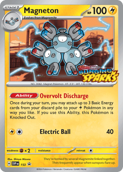 Magneton Scarlet & Violet Black Star Promos #153