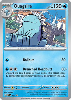 Quagsire Scarlet & Violet Black Star Promos #156