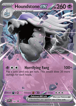 Houndstone ex Scarlet & Violet Black Star Promos #162