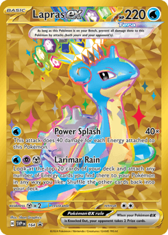 Lapras ex Scarlet & Violet Black Star Promos #164