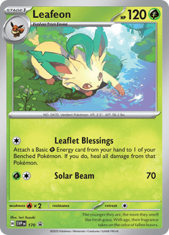 Leafeon Scarlet & Violet Black Star Promos #170