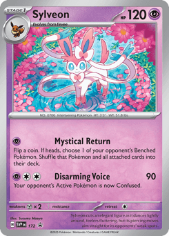 Sylveon Scarlet & Violet Black Star Promos #172