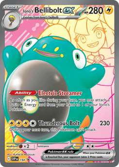 Iono's Bellibolt ex Scarlet & Violet Black Star Promos #194
