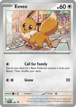 Eevee Scarlet & Violet Black Star Promos #200