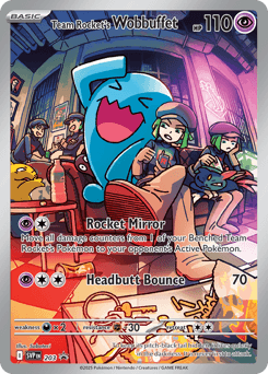 Team Rocket's Wobbuffet Scarlet & Violet Black Star Promos #203