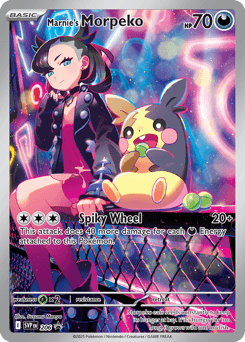 Marnie's Morpeko Scarlet & Violet Black Star Promos #206