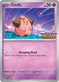 Cleffa Scarlet & Violet Black Star Promos #37