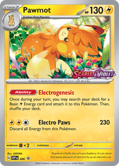 Pawmot Scarlet & Violet Black Star Promos #6