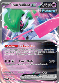 Iron Valiant ex Scarlet & Violet Black Star Promos #68