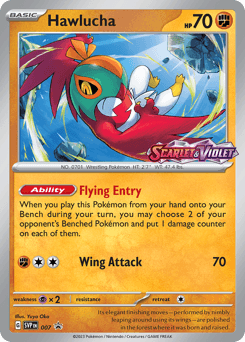 Hawlucha Scarlet & Violet Black Star Promos #7