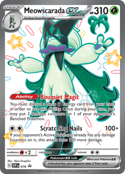Meowscarada ex Scarlet & Violet Black Star Promos #78
