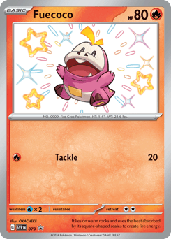Fuecoco Scarlet & Violet Black Star Promos #79
