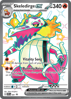 Skeledirge ex Scarlet & Violet Black Star Promos #81