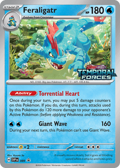 Feraligatr Scarlet & Violet Black Star Promos #89