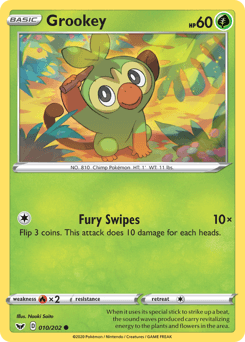 Grookey Sword & Shield #10