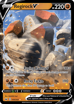 Regirock V Sword & Shield #104