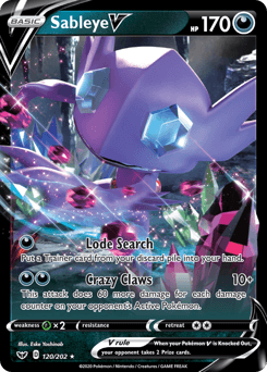 Sableye V Sword & Shield #120